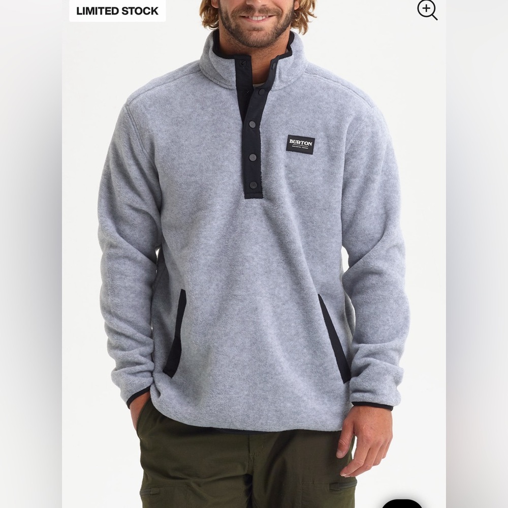 NWOT Men's Burton Hearth Fleece Pullover